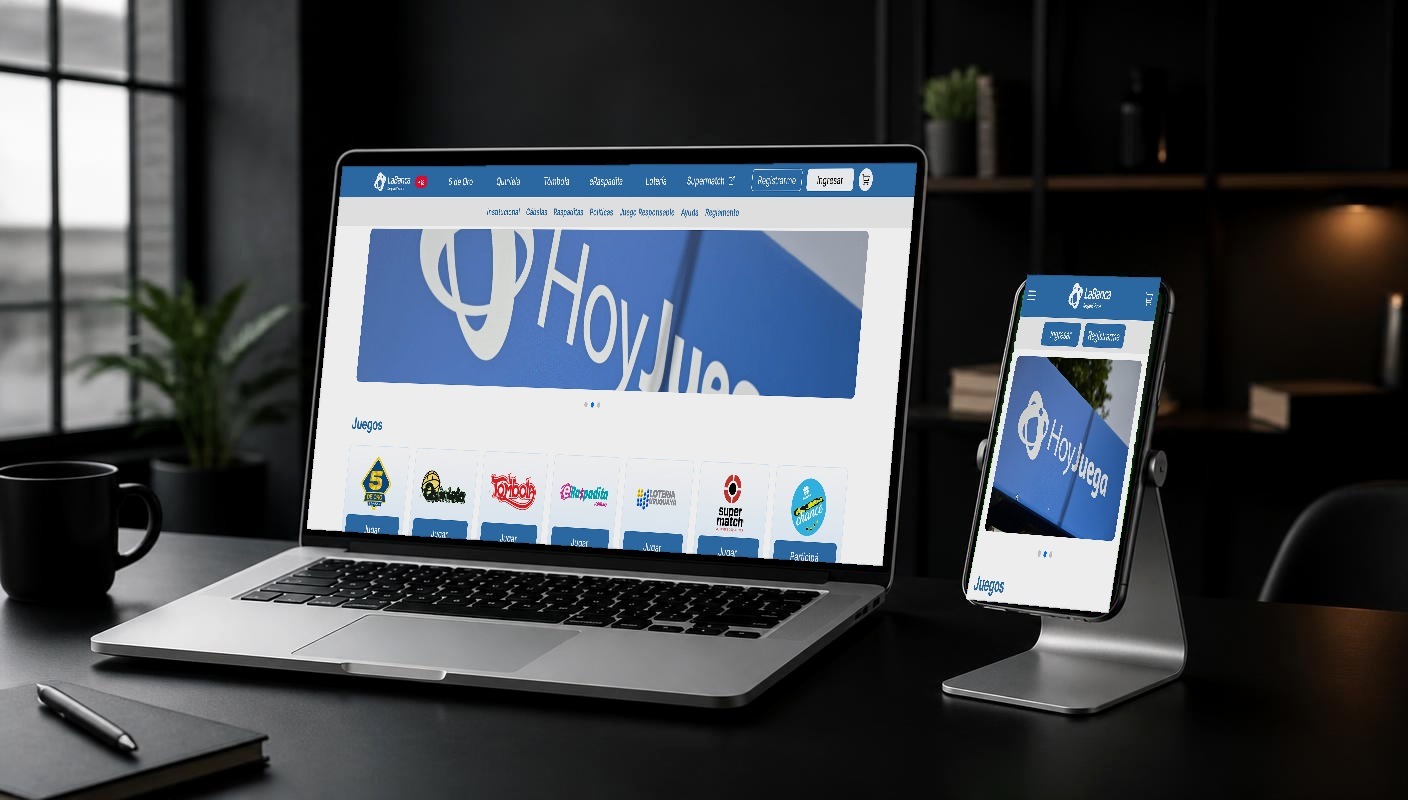 La Banca lottery and gaming platform on desktop and mobile
